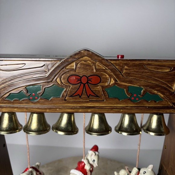 Vintage HTF Gemmy Animated Musical Mice Mouse Christmas Bell Ringers Rare WORKS - Picture 10 of 15